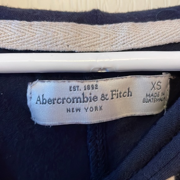 Navy Abercrombie hoodie size XS - Picture 2 of 3